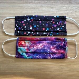 6/ $20 ⭐️ NEW Galaxy/Stars Non-medical Face Mask Set